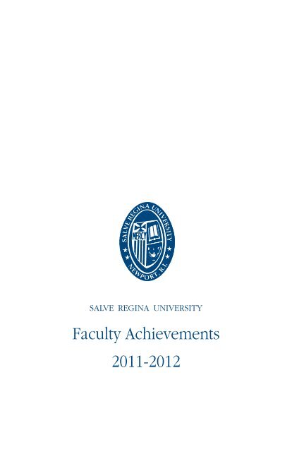the 2011-2012 faculty achievements