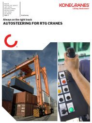 Auto Steering for RTG Cranes - Konecranes