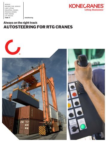 Auto Steering for RTG Cranes - Konecranes