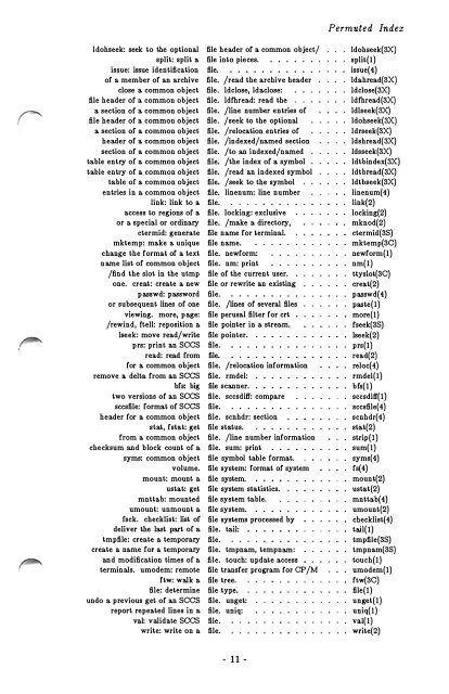 AT&T UNIX™PC Unix System V Users Manual - tenox