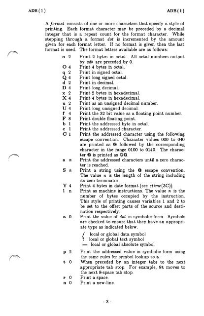 AT&T UNIX™PC Unix System V Users Manual - tenox