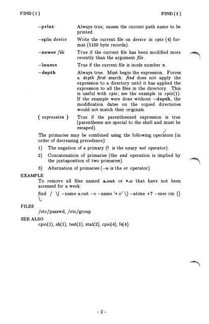 AT&T UNIX™PC Unix System V Users Manual - tenox