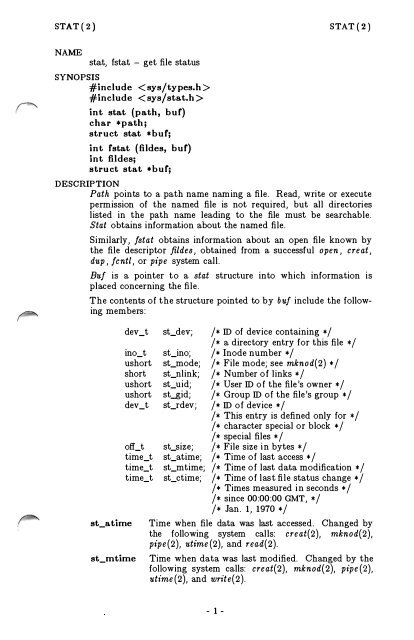 AT&T UNIX™PC Unix System V Users Manual - tenox