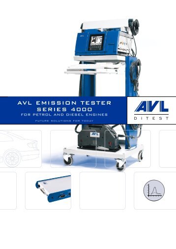 AVL Emission Tester Series 4000 Product Brochure - AVL DiTEST