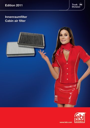 Innenraumfilter Cabin air filter Edition 2011