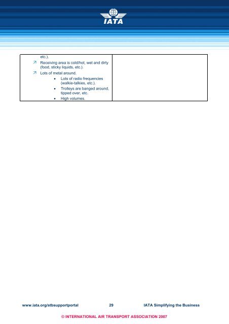 INFLIGHT CATERING Process Analysis and User ... - IATA