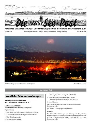 13.03.2025 Die kleine See-Post