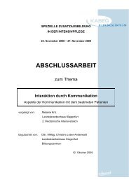 ABSCHLUSSARBEIT - Kabeg