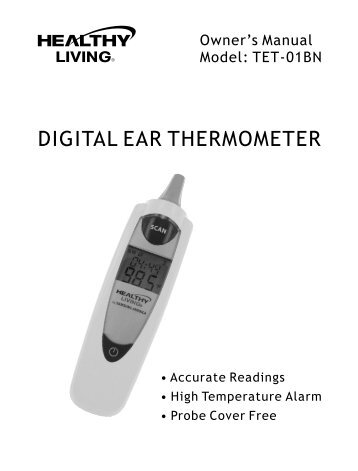 digital ear thermometer - Samsung Healthy Living® provided by ...