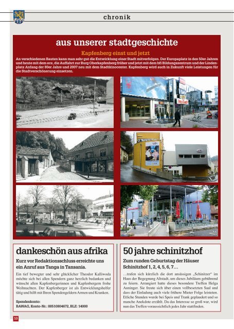 Amtsblatt der Stadtgemeinde - Stadtgemeinde Kapfenberg