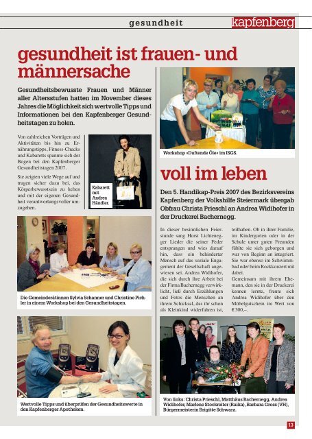 Amtsblatt der Stadtgemeinde - Stadtgemeinde Kapfenberg