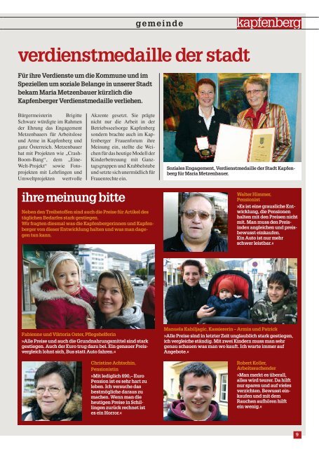 Amtsblatt der Stadtgemeinde - Stadtgemeinde Kapfenberg