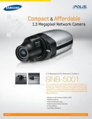 1.3 Megapixel HD Network Camera - Samsung