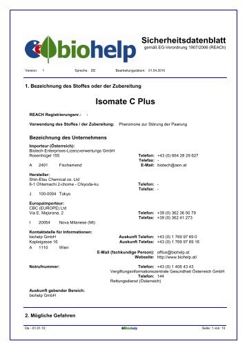 Isomate C Plus (DE) - Biohelp