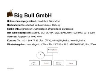 Big Bull GmbH-Struktur - ifte