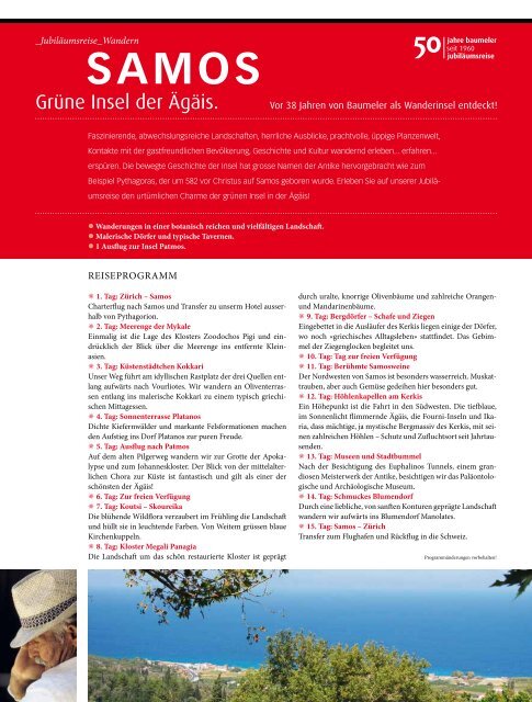 Jubiläumsmagazin Januar 2010 - Baumeler