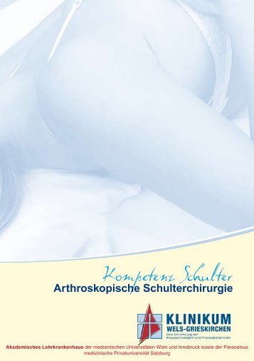 Arthroskopische Schulterchirurgie - Klinikum Wels-Grieskirchen