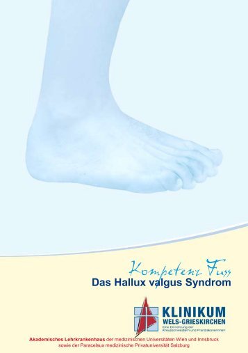Das Hallux valgus Syndrom - Klinikum Wels-Grieskirchen
