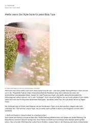 Weisse Jeans: Der Style-Guide fuer jeden Body Type