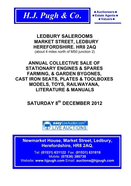 HJ Pugh & Co Auctioneers