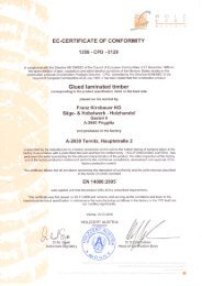 CE Certificate BSH - Kirnbauer .at