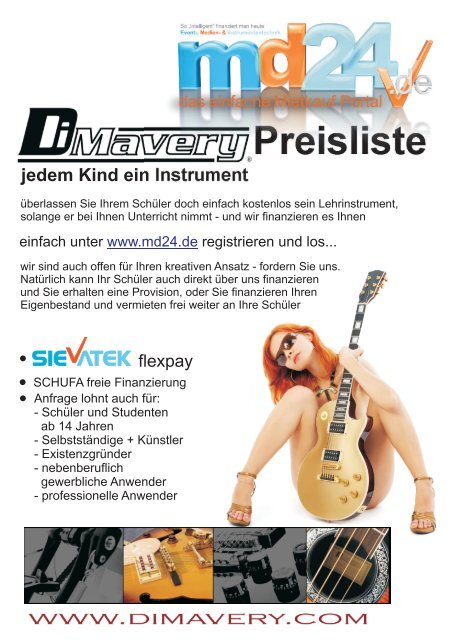 DIMAVERY MB-422 Professionelle Bass-Marschtrommel