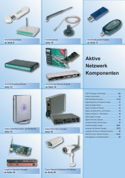 Aktive Netzwerk Komponenten - DepoNet