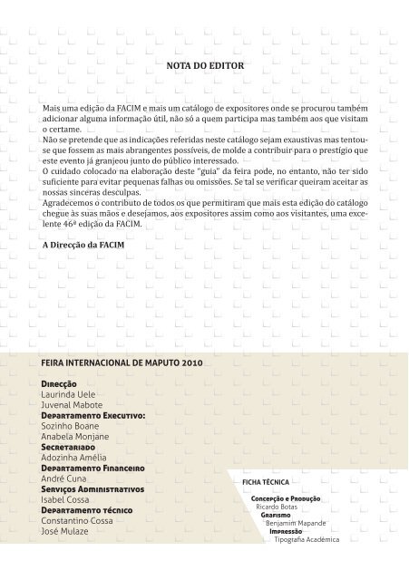 Catalogo FACIM 2010