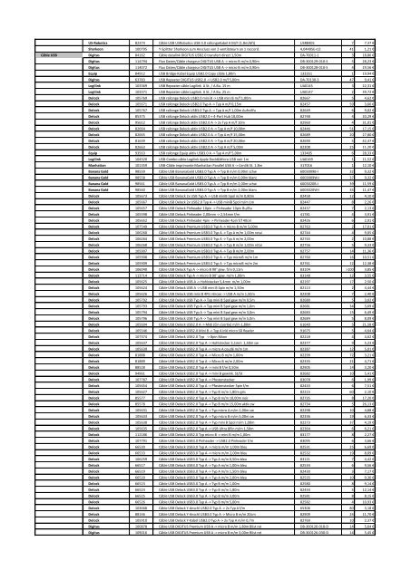 Tarifs - Informat Systems