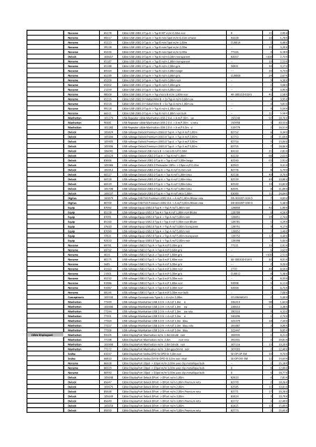 Tarifs - Informat Systems