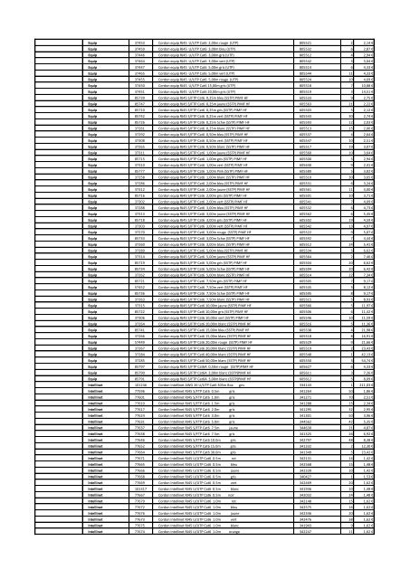 Tarifs - Informat Systems