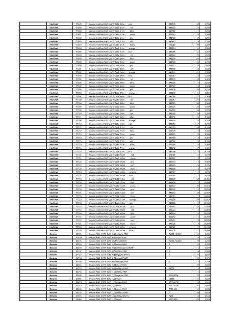 Tarifs - Informat Systems