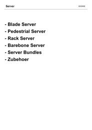 - Blade Server - Pedestrial Server - Rack Server - Barebone Server ...