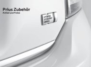 Prius Zubehör - Toyota Schreib