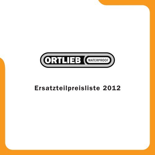 ersatzteile - Ortlieb