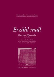 Erzähl mal! Glut der Eifersucht - Literaturmachen