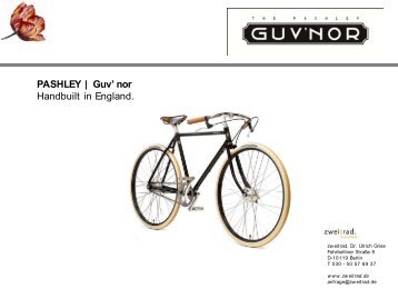 pashley guvnor - pdf präsentation & facts - Zweitrad