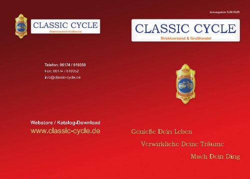 Einfach online bestellen! www.classic-cycle.de - Choppersforlife