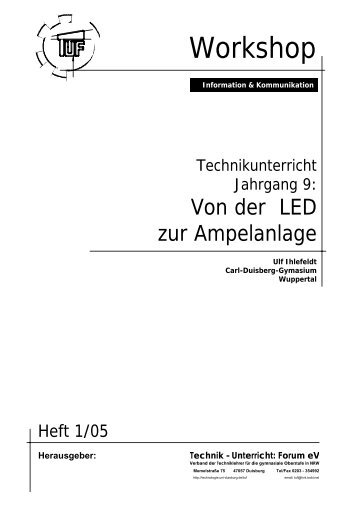 Workshop - Technik-Unterricht: Forum eV