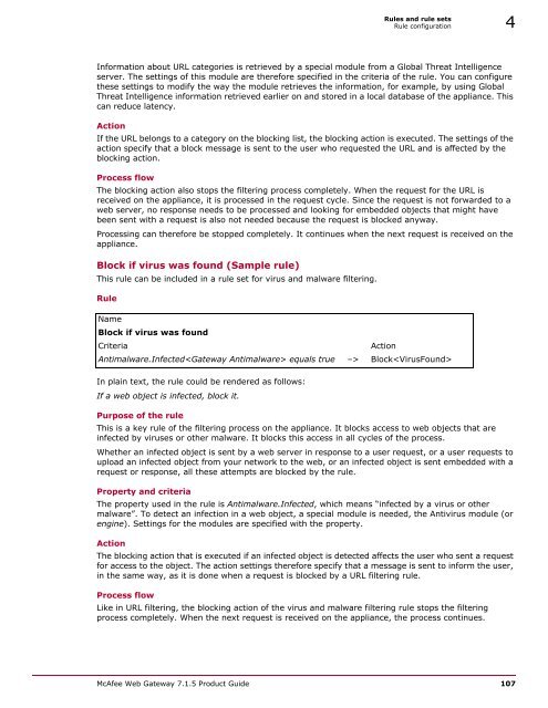 Web Gateway 7.1.5 Product Guide - McAfee