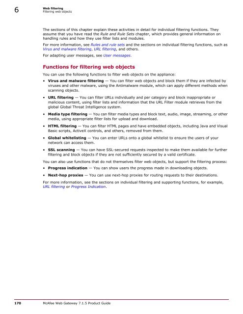 Web Gateway 7.1.5 Product Guide - McAfee