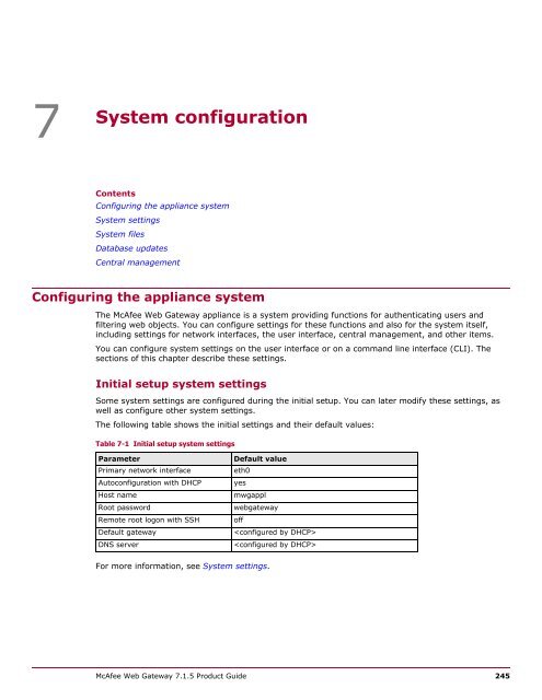 Web Gateway 7.1.5 Product Guide - McAfee