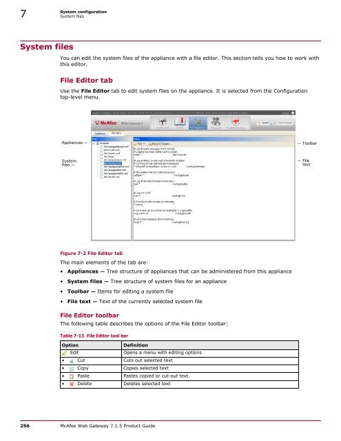 Web Gateway 7.1.5 Product Guide - McAfee