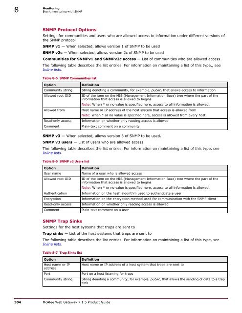 Web Gateway 7.1.5 Product Guide - McAfee