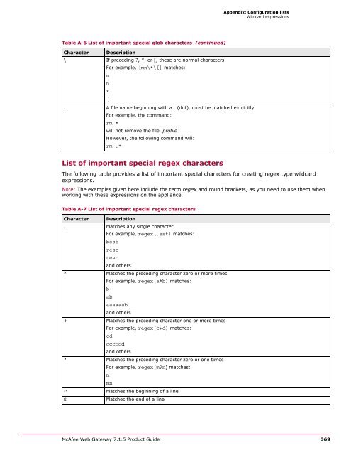 Web Gateway 7.1.5 Product Guide - McAfee