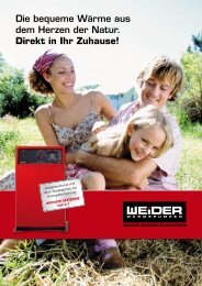 Weider Wärmepumpen.