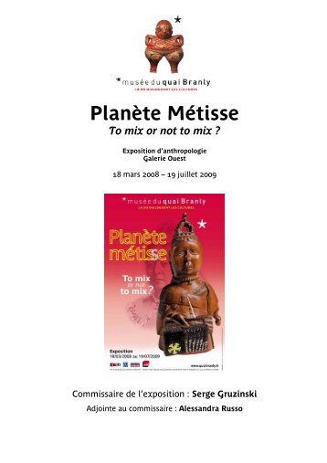 "Planète métisse" | (pdf - musée du quai Branly