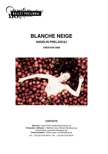 blanche neige angelin preljocaj