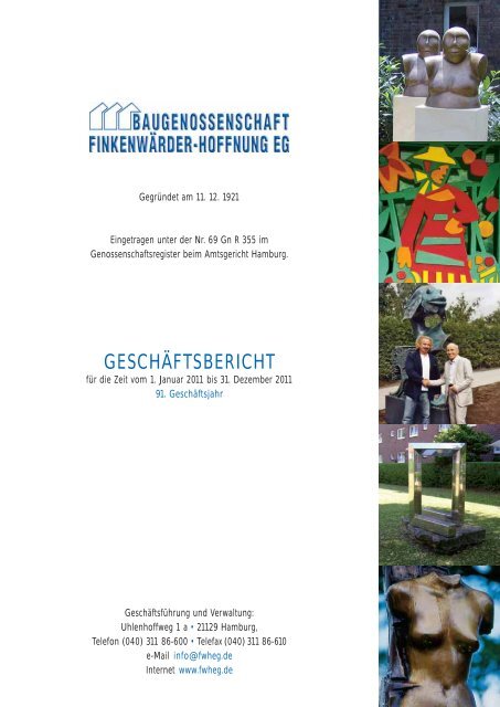 Geschäftsbericht 2011 - Baugenossenschaft Finkenwärder ...
