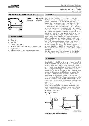 680503 SUCO-net-Gateway REG-K - Merten